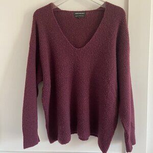 Something Navy slouchy pullover sweater